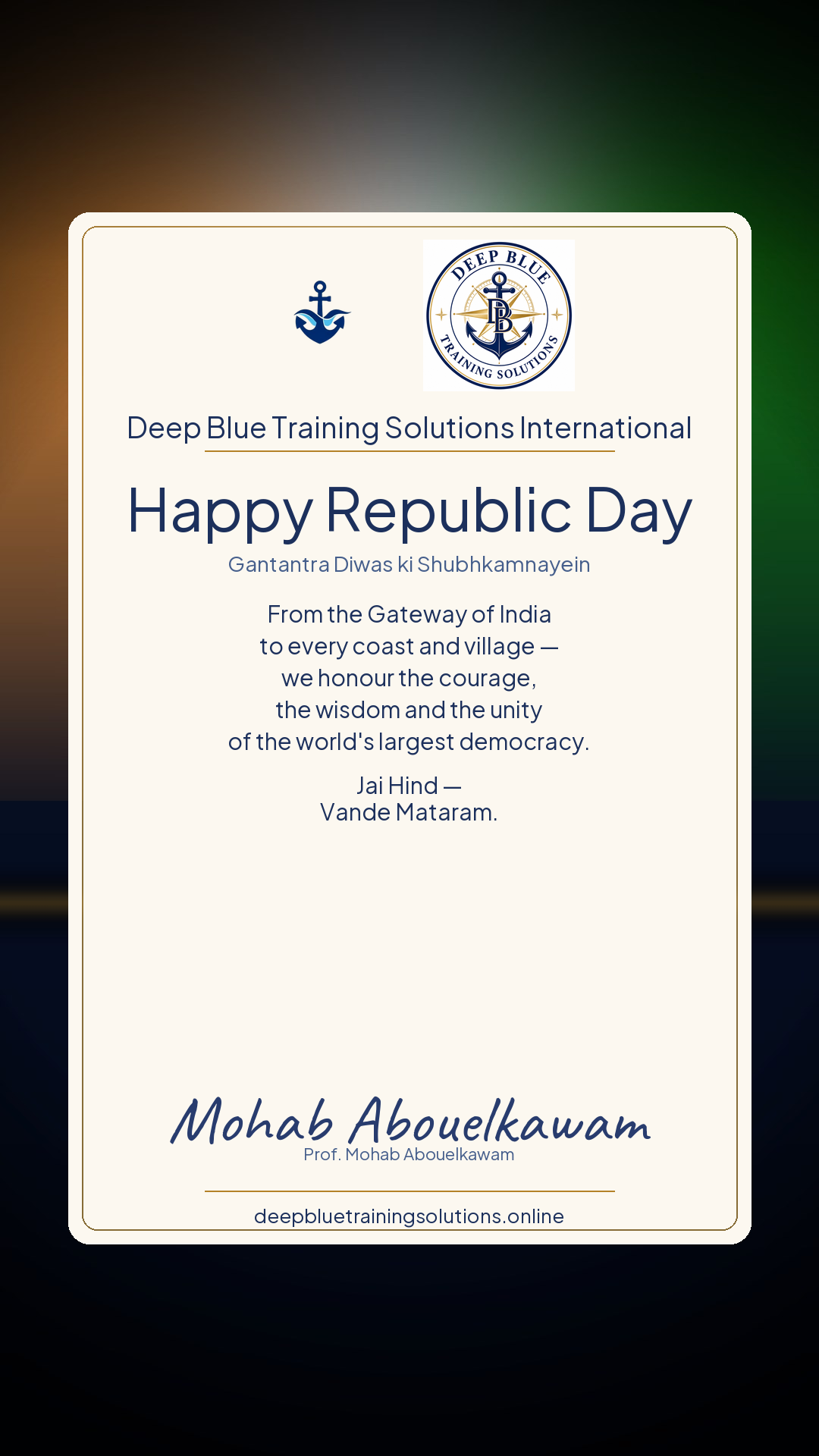 India Republic Day card — India Republic Day — Gantantra Diwas ki Shubhkamnayein